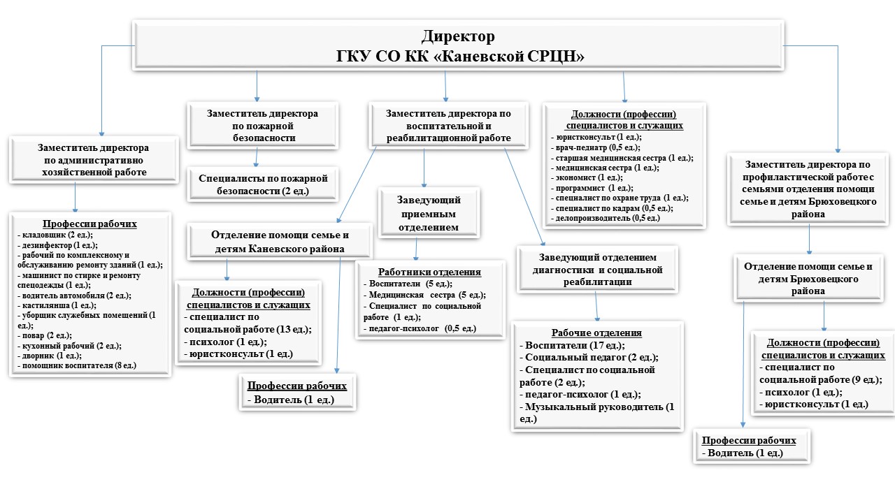 Структура и органы управления образовательной организацией - Каневской  социально-реабилитационный центр для несовершеннолетних